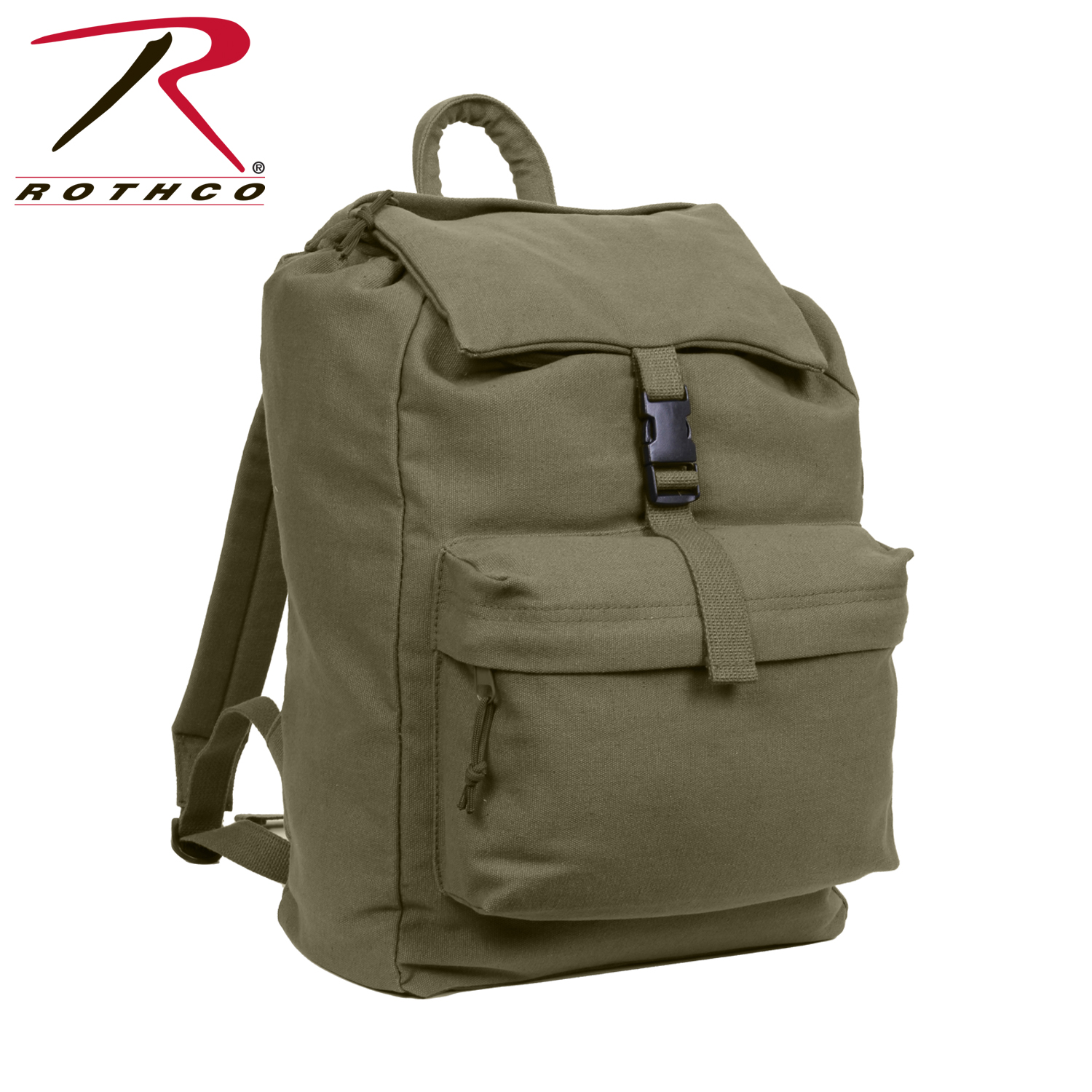 Rothco Woodland Camo Canvas Daypack