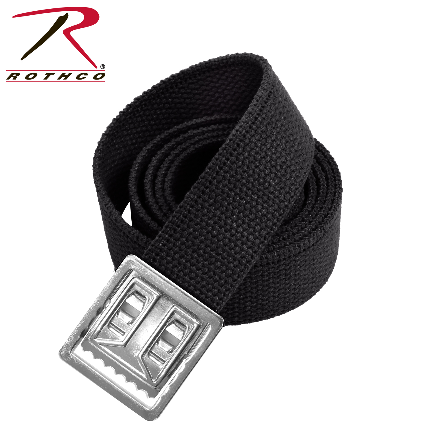 Rothco 54"  Belts With Open Face Chrome Buckle