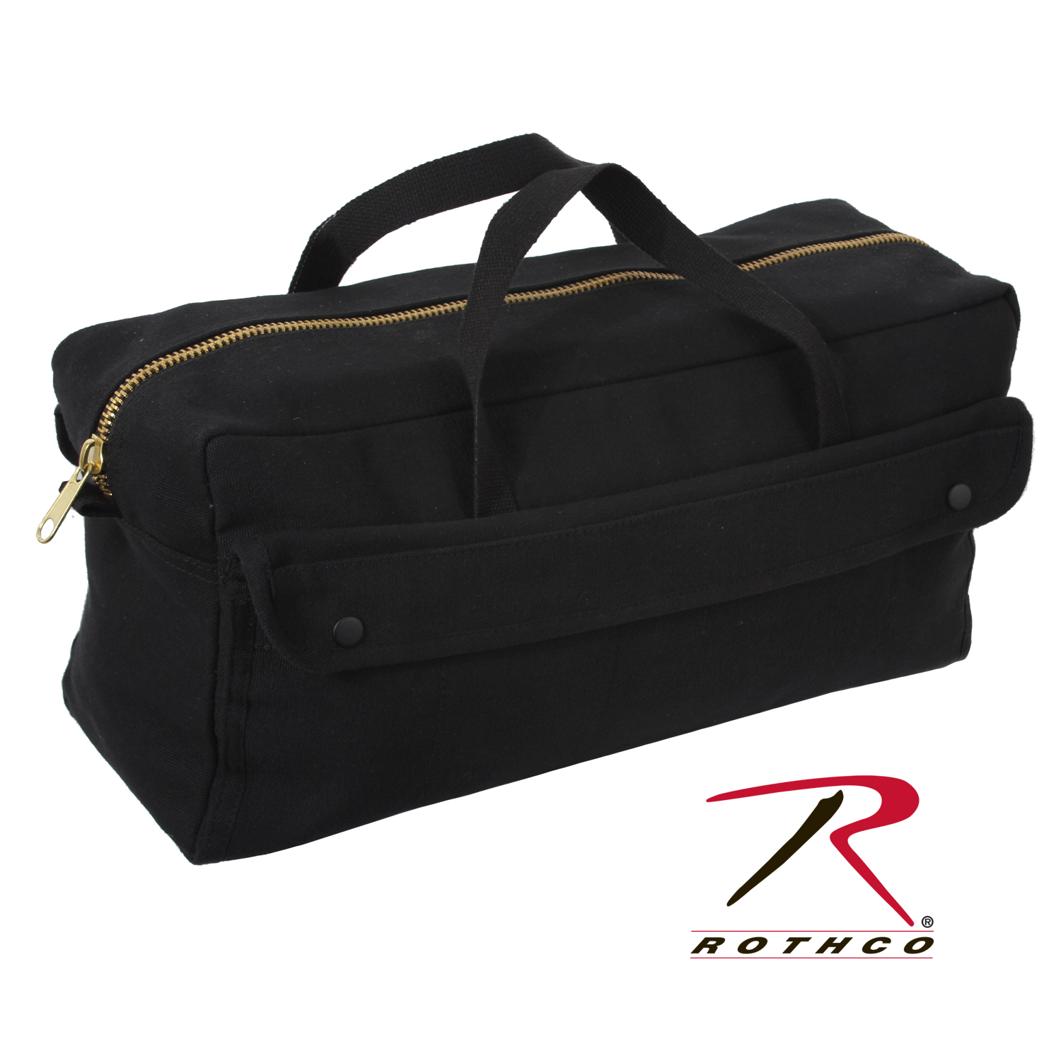 Rothco Canvas Jumbo Tool Bag Brass Zipper