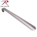 Rothco Stainless Steel Shoe Horn, Shoe horn, shoe horns, long handle shoe horn, long handled shoe horn, shoe fitting, tight shoe, boots, sneakers, dress shoes, hooked end, boot horn, 