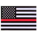 Rothco Thin Red Line Flag Decal, thin red line flag decal, thin red line decal, thin red line flag, flag decal, thin red line, thin red line sticker, car decal, thin red line car decal, thin red line decals, firefighter decal, firefighter flag decal, window decal,