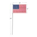 US Stick Flag, US Flag, American Flag, American Flag On Stick, Stick Flags, US Flags 12x18, 6 Pack American Flags, US Stick Flags Bulk, 12 inch Us Flag On Sticks, 12 Inch Flag, 12 Inch American Flag, USA Flag, USA Stick Flag, USA Flag On Stick