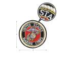 Deluxe Round USMC Patch, marines patch, usmc patch, patch, patches, rothco patch, military patch, military patches