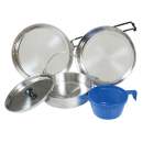 Rothco 5 Piece Stainless Steel Mess Kit, mess kit, mess kits, military mess kit, army style mess kit, camping mess kit, us army mess kit, military gear, military supplies, camping supplies, camping gear, steel mess kit, stainless mess kit, stainless steel mess kit, metal mess kit, outdoor mess kit, 