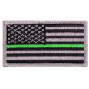 Morale patch, patch, US Flag, Thin Green Line, Thin Green Line Flag, Velcro patch, airsoft patch, park ranger merchandise, thin green line merchandise, thin green line clothing, thin green line apparel, paint ball patch, morale velcro patch, hat patch, vest patch, 