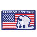 Rothco Freedom Isn't Free Patch With Hook Back, freedom isn't free, freedom is not free, freedom isn't free patch, freedom is not free patch, freedom is not free apparel, freedom patch, us freedom patch, us flag patch, us army flag patch, us flag patch velcro, us flag velcro patch, American flag patch, American flag velcro patch, American flag patch for jacket, morale patch, airsoft patch, paintball patch, milsim patch, military patch, tactical patch 