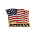 Veteran pin, US flag pin, pin, 