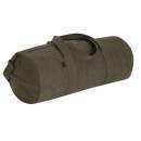 Rothco Wax Canvas Shoulder Duffle Bag - 24 Inch, canvas bag, waxed bag, canvas waxed bag, canvas shoulder bag, duffle bag, gym bag, gym duffle, duffles, wax duffles, military duffle bag, wax military bag, wax, 