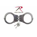 Rothco NIJ Approved Stainless Steel Hinged Handcuffs, handcuffs, rothco handcuffs, stainless steel, hinged handcuffs