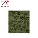 Rothco Bandana,bandana,headwear,guns bandana,guns headwear,black guns bandana,olive drab guns bandana, bandanas
