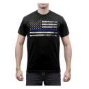 Rothco Thin Blue Line T-Shirt, thin blue line, thin blue line shirt, thin blue line t-shirt, thin blue line apparel, thin blue line clothing, thin blue line police, police t-shirt, police shirt, tbl, thin blue line flag shirt, Blue Stripe Shirt, Thin Blue Stripe