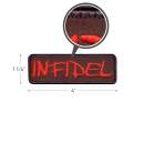 patch, infidel, infidel patch, patches, airsoft patches, morale patches, air soft patches, air soft patches, airsoft accessories, tactical morale patches, velcro morale patch, hook and loop morale patch, military morale patches, infidel morale patch, military morale patch