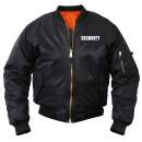 Rothco,MA-1,Flight Jacket,Security,security jacket,security wear,ma-1 jacket,security clothing,security gear,bomber jacket,black,uniform jackets, security guard jacket, security jackets, security guard