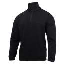 Firefighter, EMS, Heavy Duty Work shirt, public safety, cotton, fleece, fleece lining, work gear, work wear, sweatshirt, casual sweatshirt, navy blue, quarter zip sweater, quarter zip sweatshirt, men's quarter zip pullover, women's quarter zip pullover, EMS shirts, ems job shirt, firefighter shirts, firefighter job shirts, 