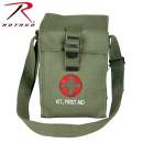 Rothco Pouch, Platoon Leader 1st Aid, olive drab, pouch, pouches, first aid, first aid kit, platoon leader first aid kit, olive drab first aid pouch, heavy canvas shoulder bag, canvas shoulder bag