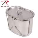 Rothco stainless steel canteen cup and cover set, canteen cups, canteen with lids, canteens with covers, canteen cover, canteen lid, stainless steel canteens, stainless steel canteen lid, camping canteen, water canteen, canteen water bottle, metal canteen, 