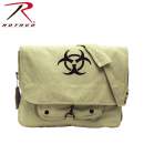 vintage messenger bag,vintage paratrooper bag,canvas paratrooper bag,paratrooper messenger bag,canvas shoulder bag,shoulder bag,napsack,book bag,bio-hazard symbol,bio hazard,crossbody bags, cross body bags, rothco bags, rothco messenger bags, rothco canvas bags