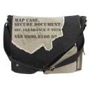 vintage canvas messenger bag,canvas messenger bag,two tone canvas bag,shoulder bag,military canvas messenger bag,adjustable shoulder strap,map bag,vintage map bag,vintage canvas map bag, shoulder bag, cross body bag, crossbody bag, military shoulder bag, bookbag, 