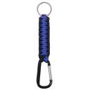 carabiner keychain, keychain carabiner, paracord keychain with carabiner, thin blue line carabiner, thin blue line keychain, thin blue line paracord, paracord keychain. Thin line carabiner, thin line paracord, blue line gear<br />
