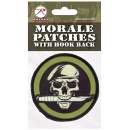 Rothco Military Skull / Knife Patch With Hook Back, Rothco Military Skull / Knife Patch, skull knife patch, military skull knife, military skull knife patch, patch, patches,  airsoft patch, airsoft, airsoft patches, military patches, military patch, tactical patch, morale patch, tactical airsoft patches, morale patch, hook and loop patch, tactical patches, military velco patches, 