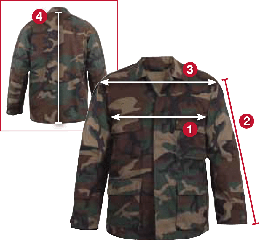 Military Uniform Size Chart