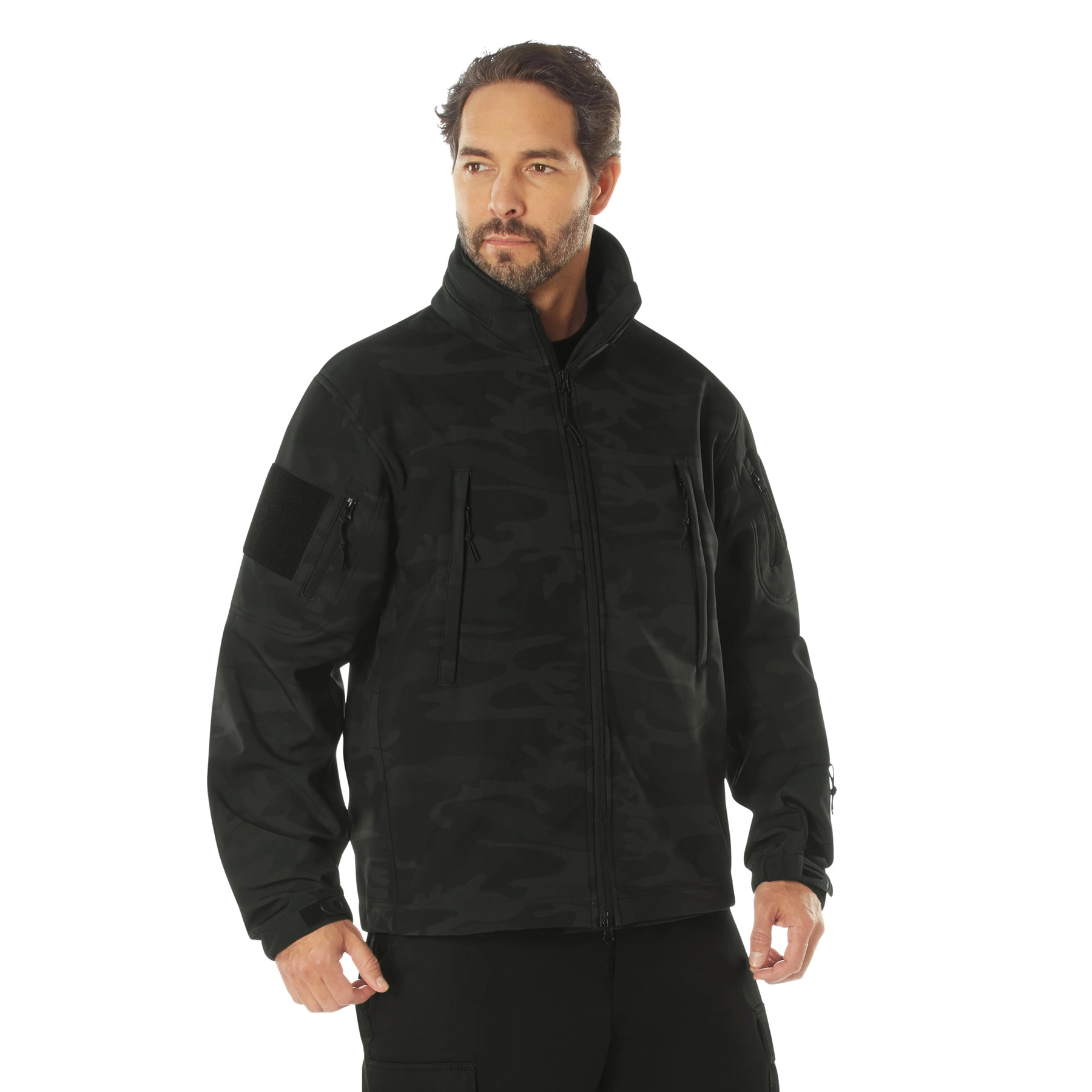 Rothco Midnight Black Camo Tactical Jacket