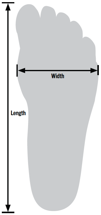 Rothco Footwear Sizechart