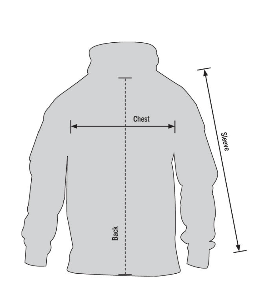 Rothco Women's Conceal-Ops Hoodie Size Chart