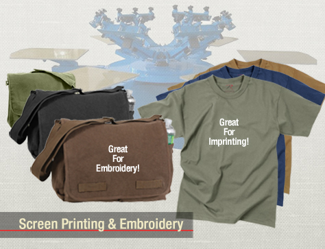 Screen Printing & Embroidery Screen Printing & Embroidery