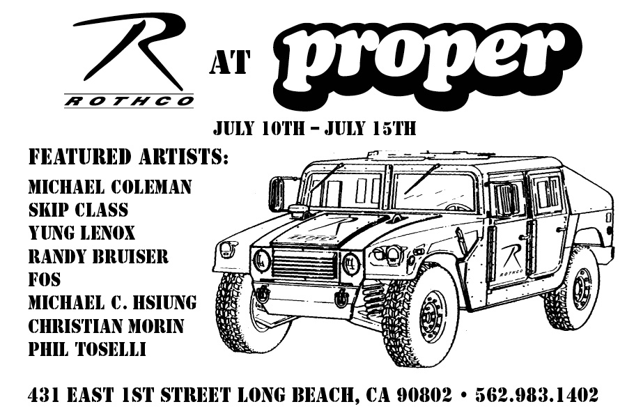 rothco, proper, long beach ca, agenda