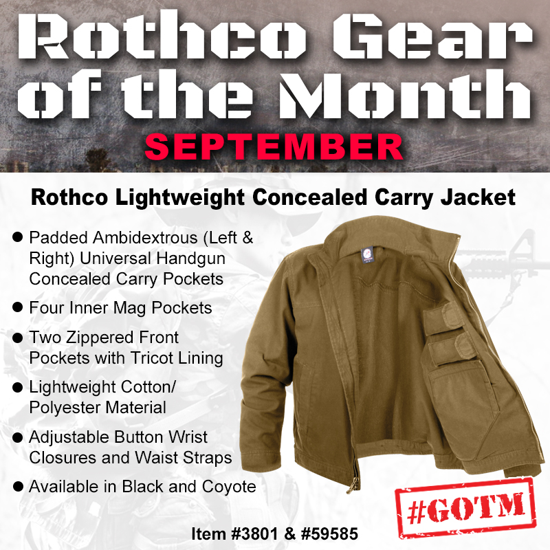 Gear of the month, concealed carry jacket, ccw, 