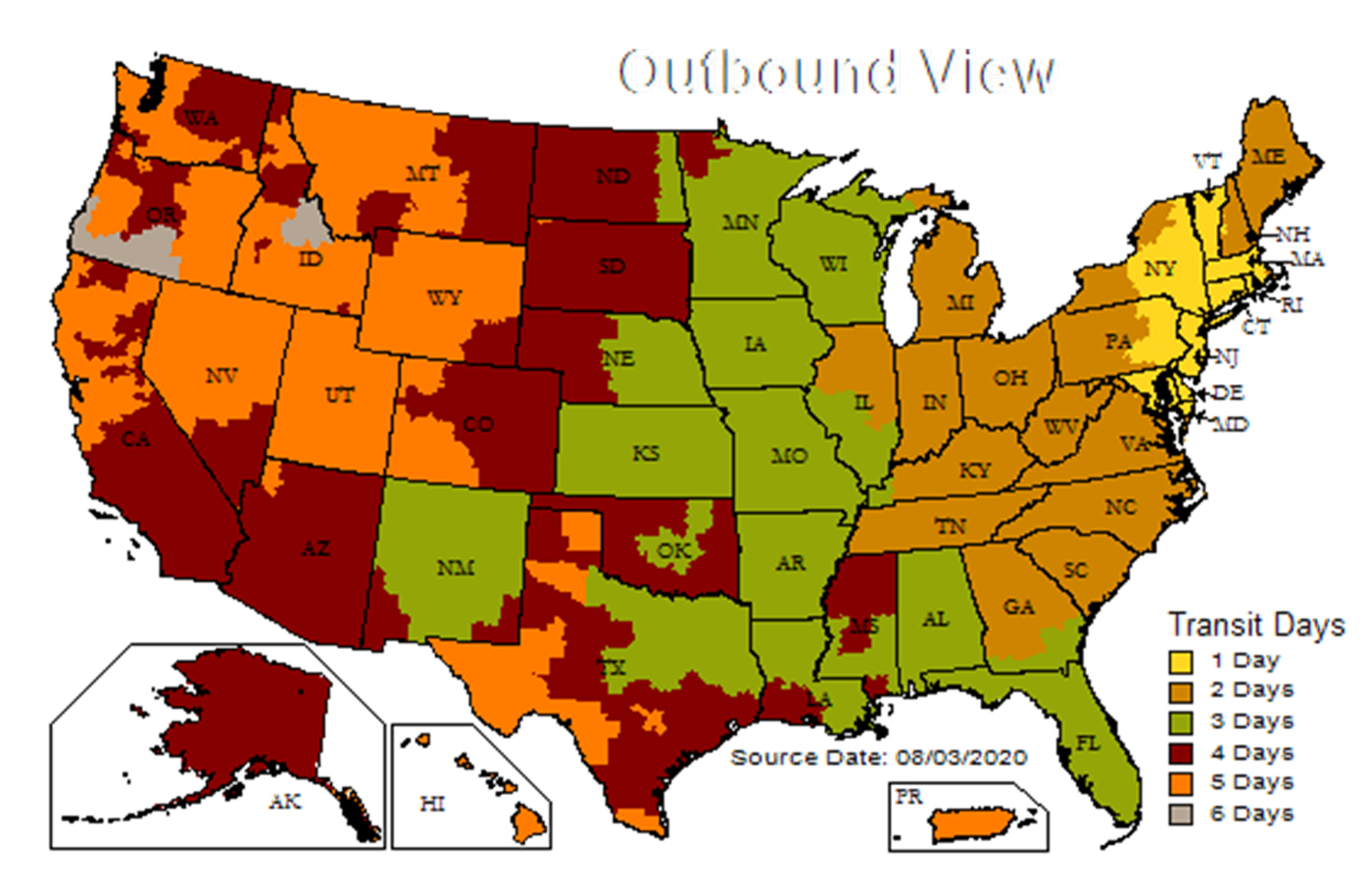 UPS Group Map