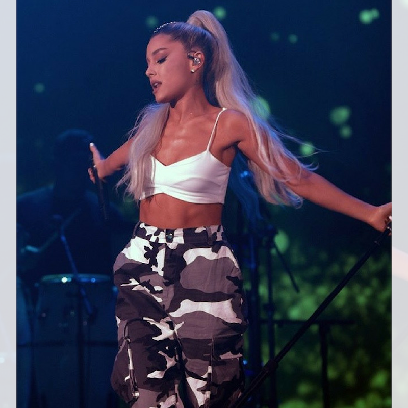 Ariana Grande In Our City Camo Pants