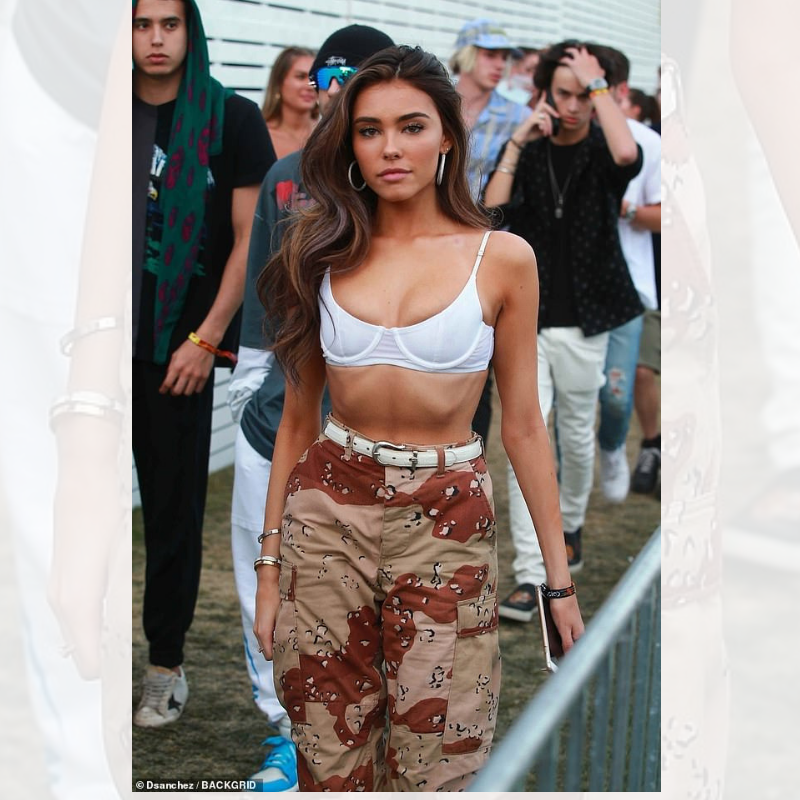 Madison Beer In The Desert With Our Desert Camo