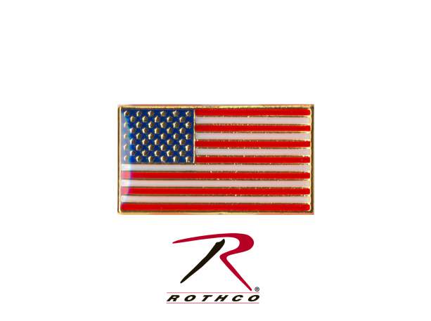 Rothco Embroidered Us Flag Patch With White Border 2777
