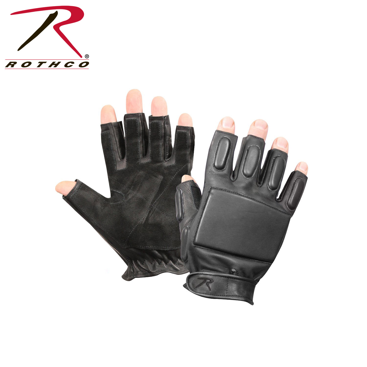 padded fingerless gloves