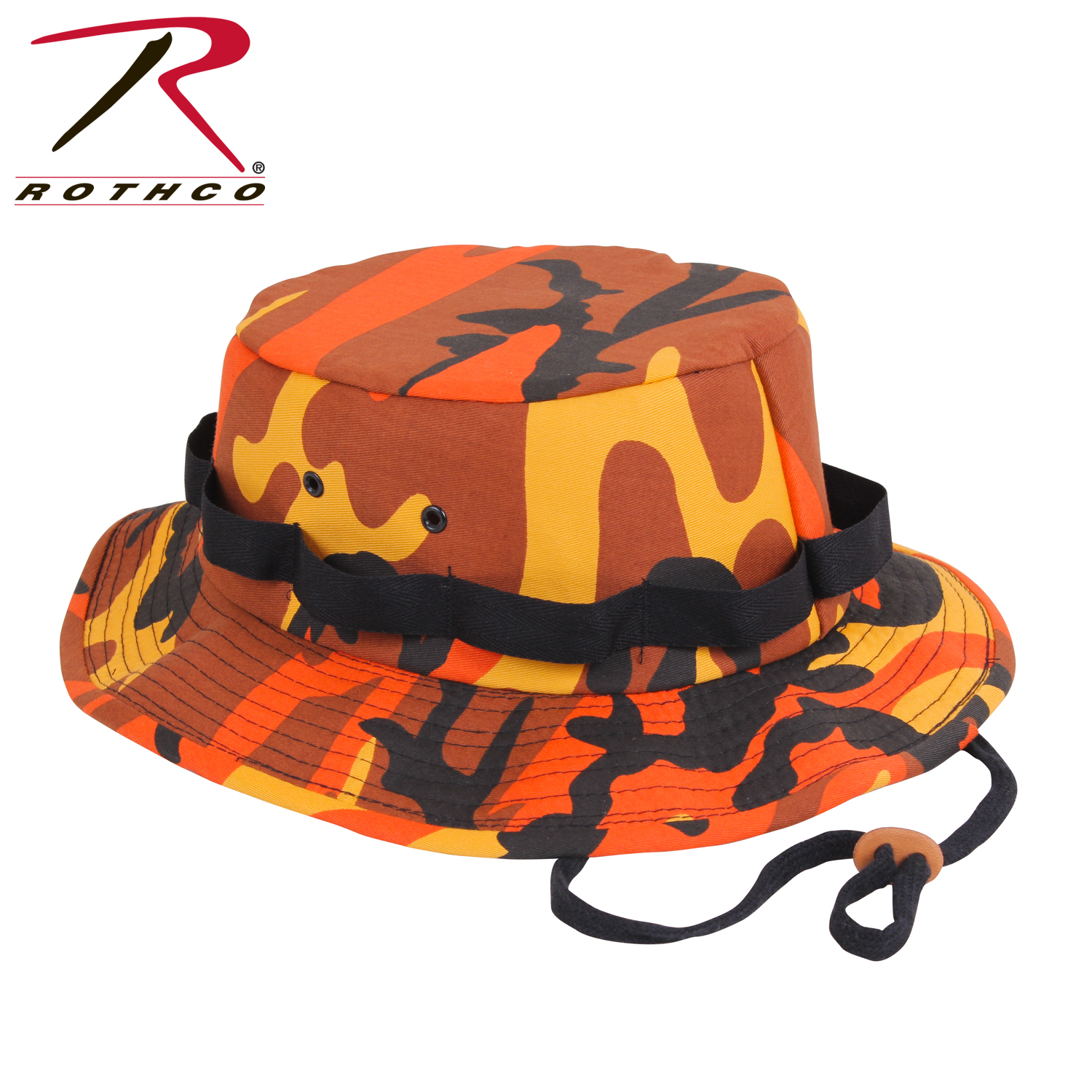 Savage Orange Camouflage Military Style Boonie Hat Bucket Hat Jungle Hat 5549