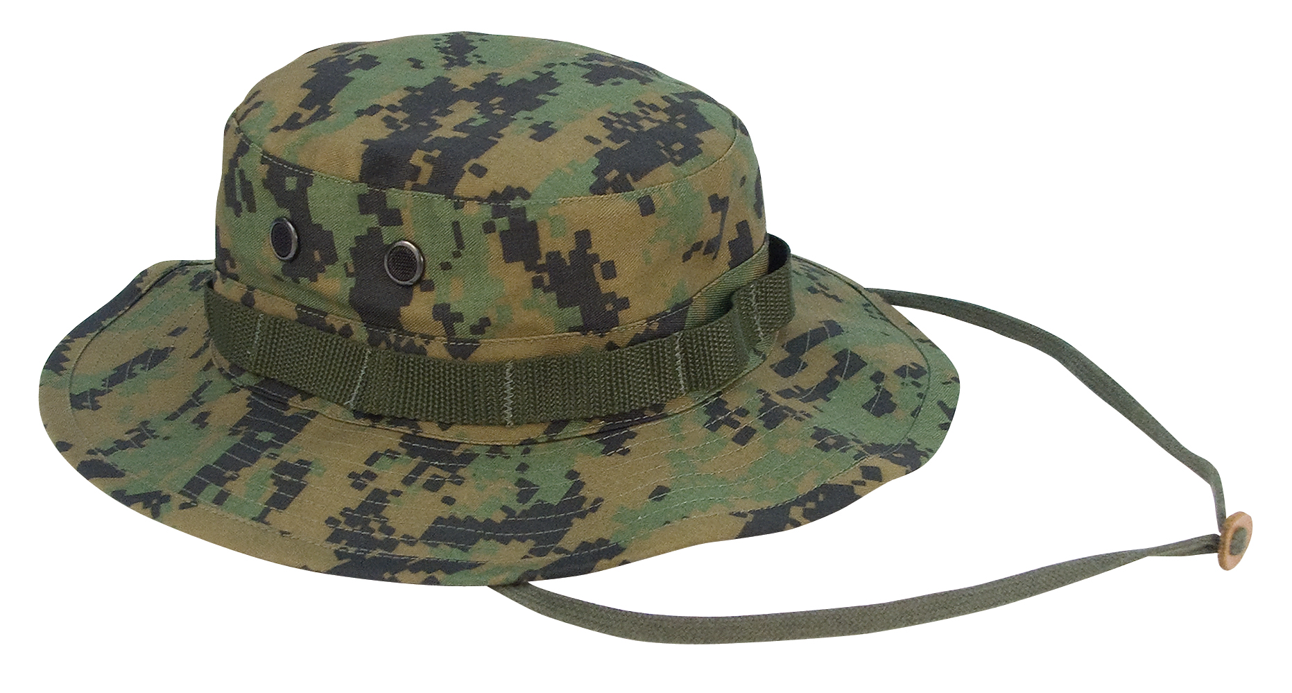 woodland camo bucket hat