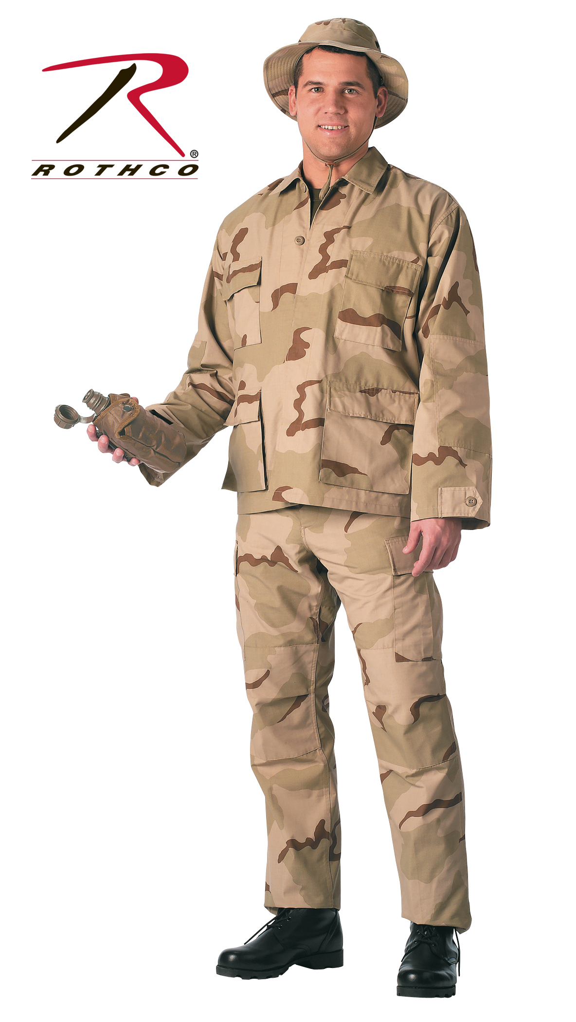 Rothco Mens BDU Desert Color Camoflauge Pants