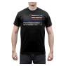 Thin Blue Line, Thin Red Line, Rothco, T-Shirt, Tee, US Flag, American Flag, T shirt, police, police force, police department, firefighter, fire department, law enforcement, first responders