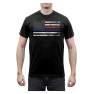 Thin Blue Line, Thin Red Line, Rothco, T-Shirt, Tee, US Flag, American Flag, T shirt, police, police force, police department, firefighter, fire department, law enforcement, first responders