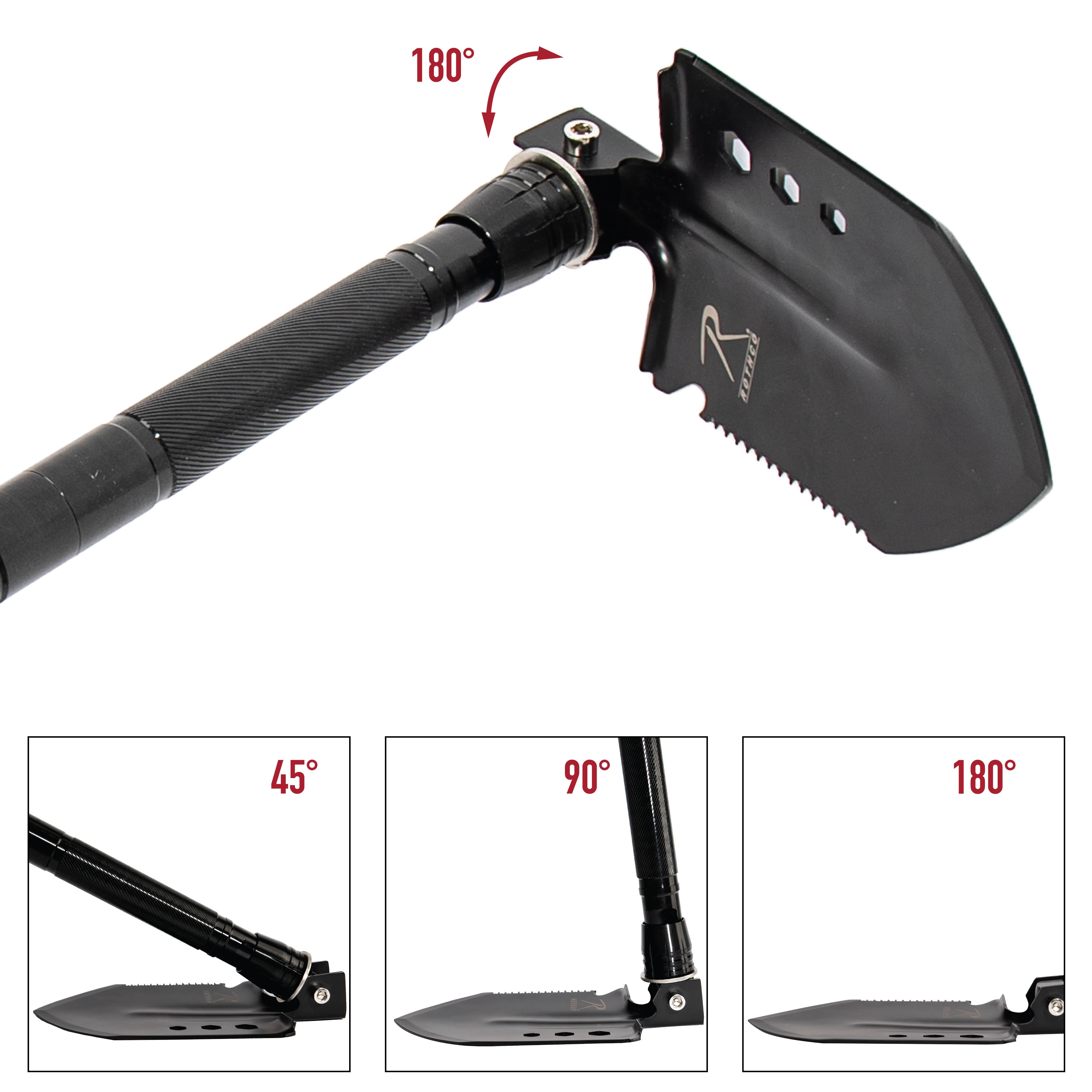 Rothco 8-in-1 Multi-Tool Survival Shovel / Portable Camping