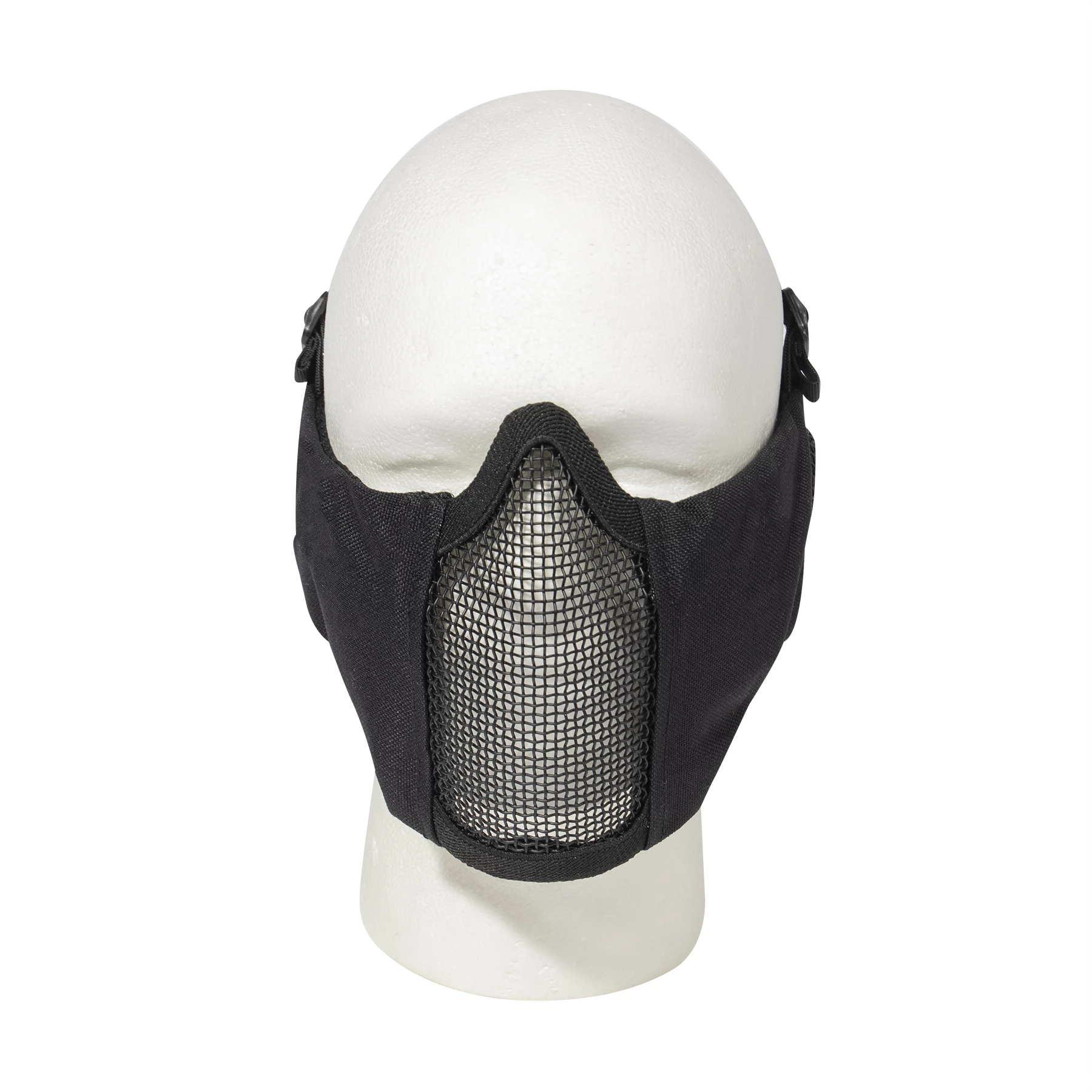 ROTHCO フェイスマスク FACEMASK 新品 アメリカ直輸入 アメリカ軍 Rothco Steel Half Face Mask With Ear Guard - Black
