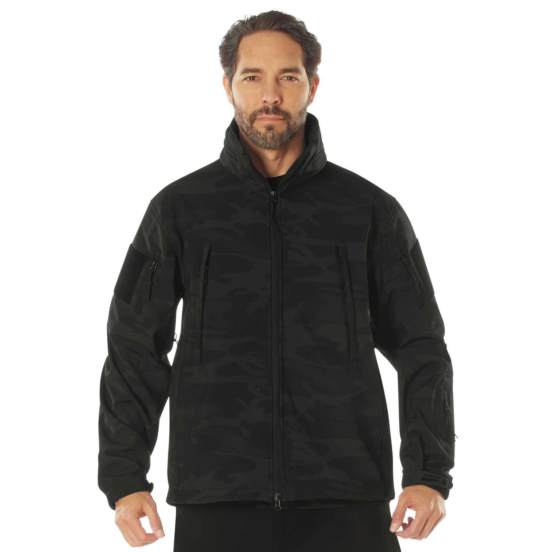 Berretto Rothco Special Forces Low Profile – Cotone Spazzolato Nero, Chiusura Velcro, Ricamo Forze Speciali