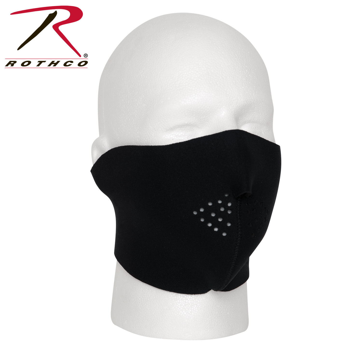 Rothco Neoprene Half Face Mask Black