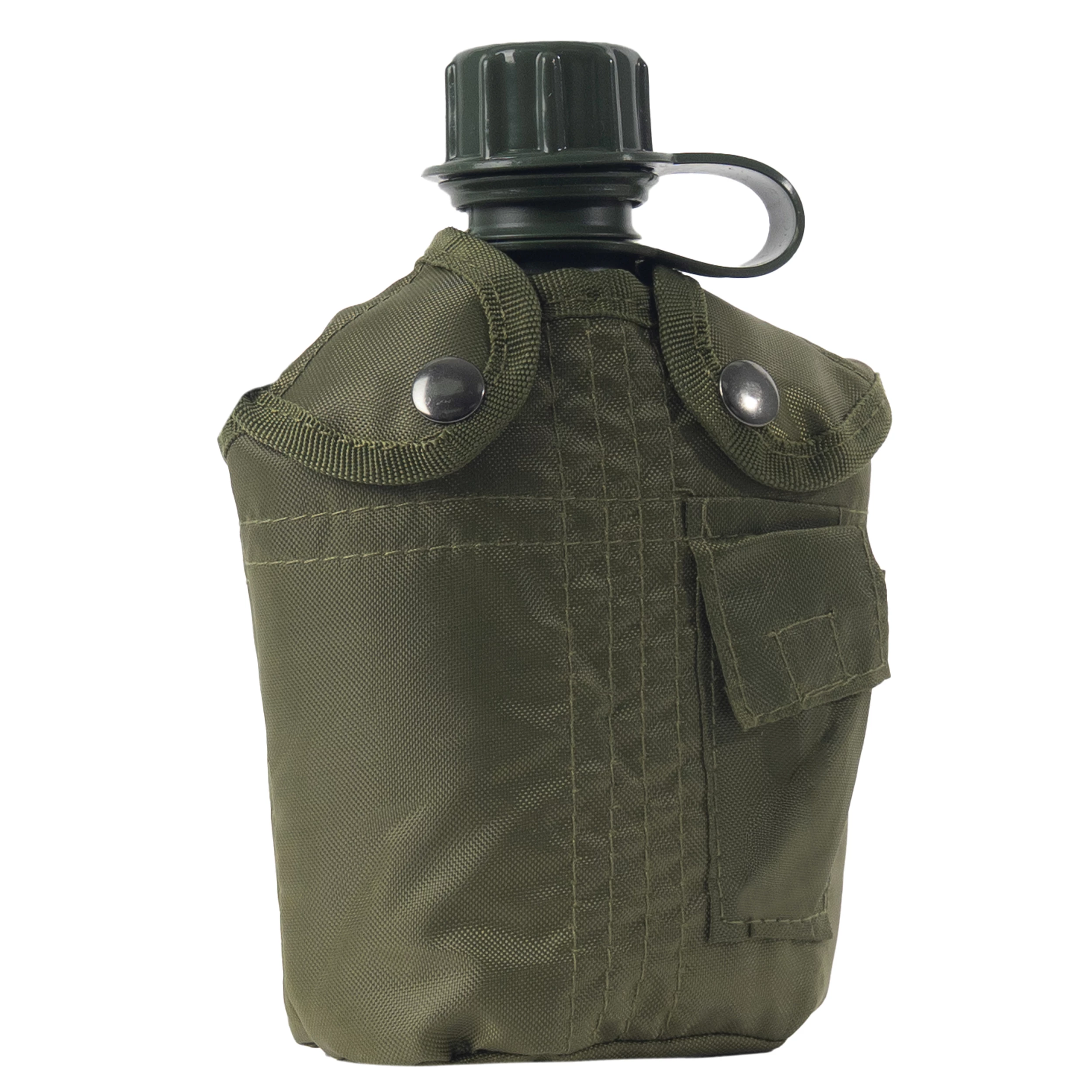 Genuine G.I 3 Piece 1 QT. Canteen with Clip