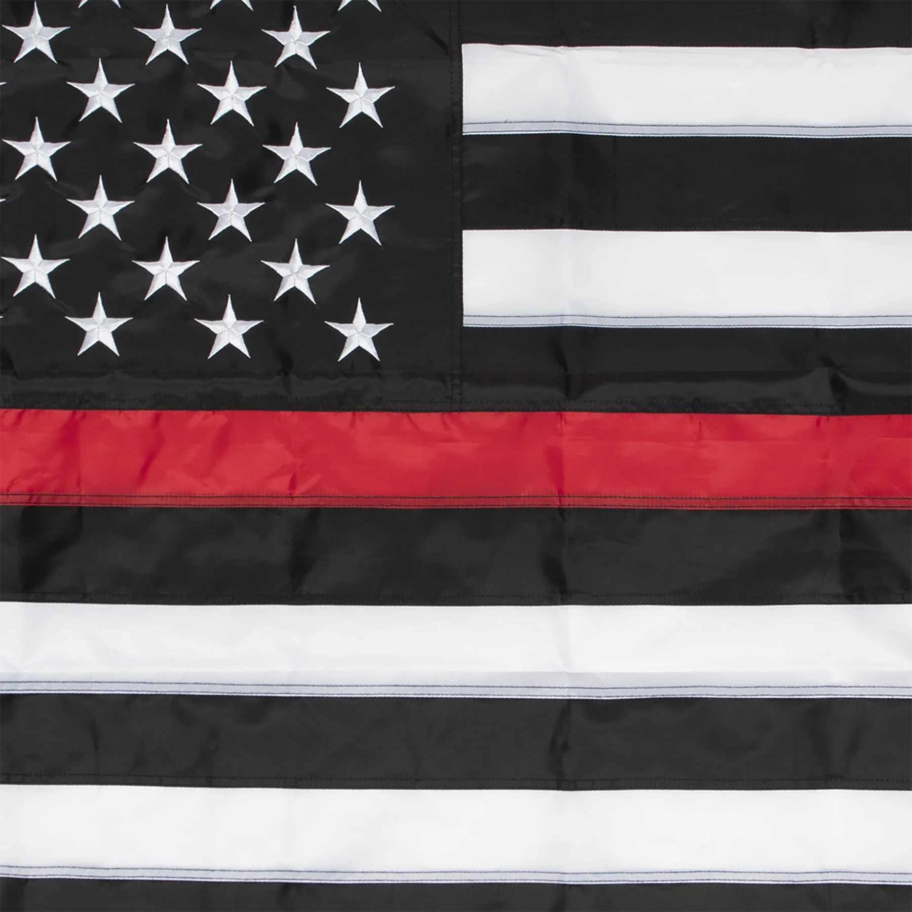 Rothco Deluxe Thin Red Line Flag / 3' X 5'