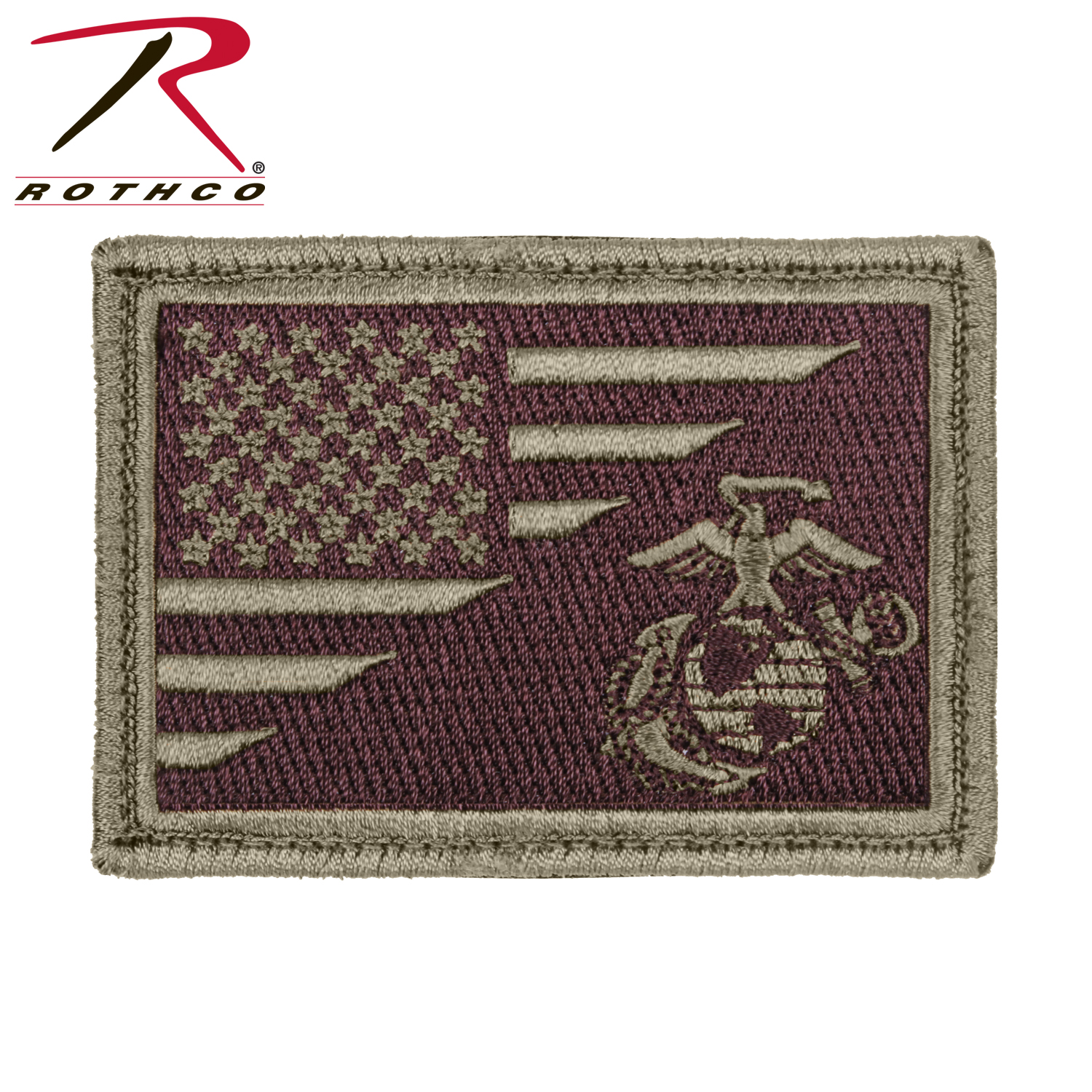 Rothco US Flag / USMC Globe and Anchor Morale Patch