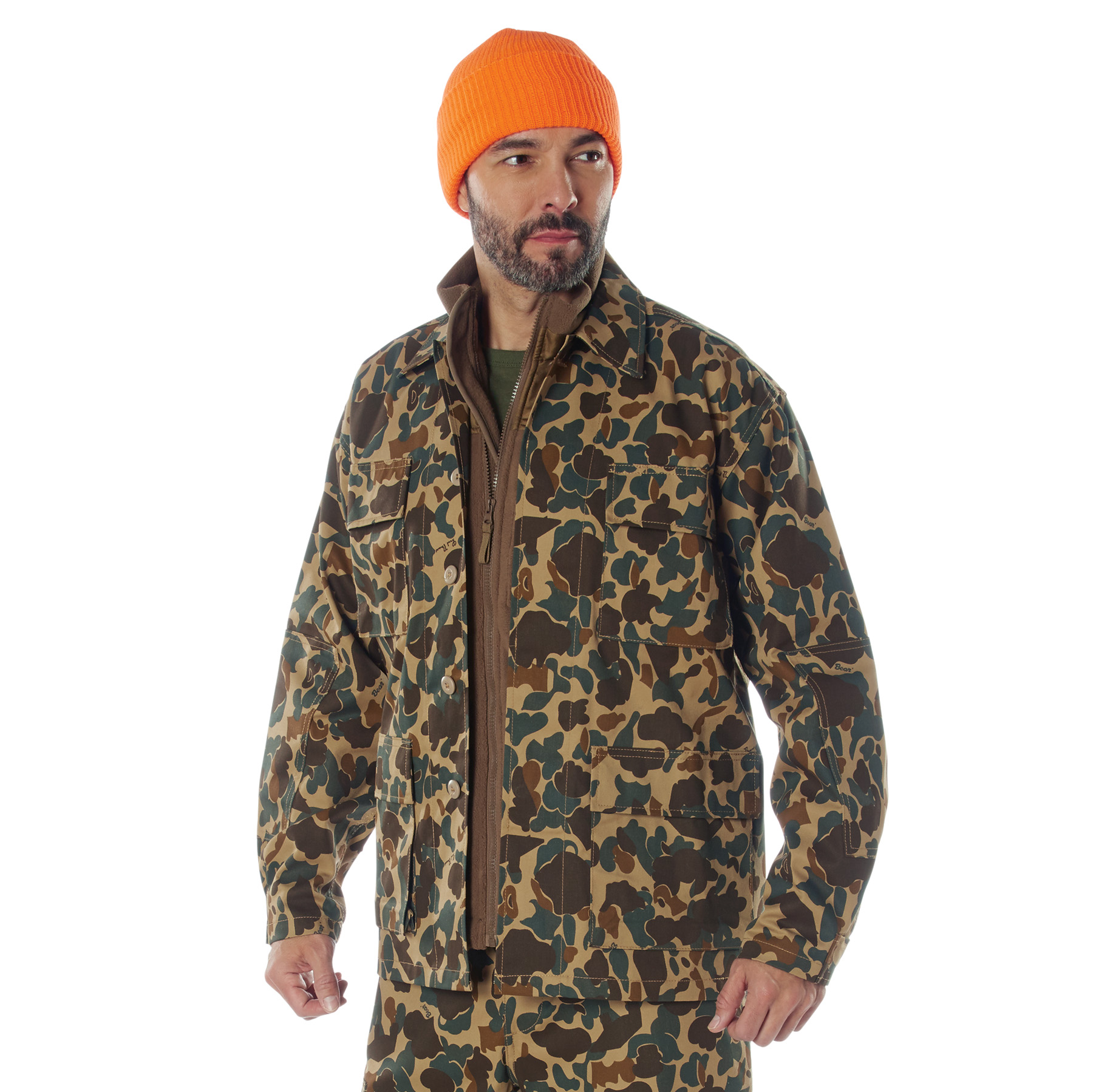 Rothco X Bear Archery Fred Bear Camo BDU Shirt - Hero Outdoors