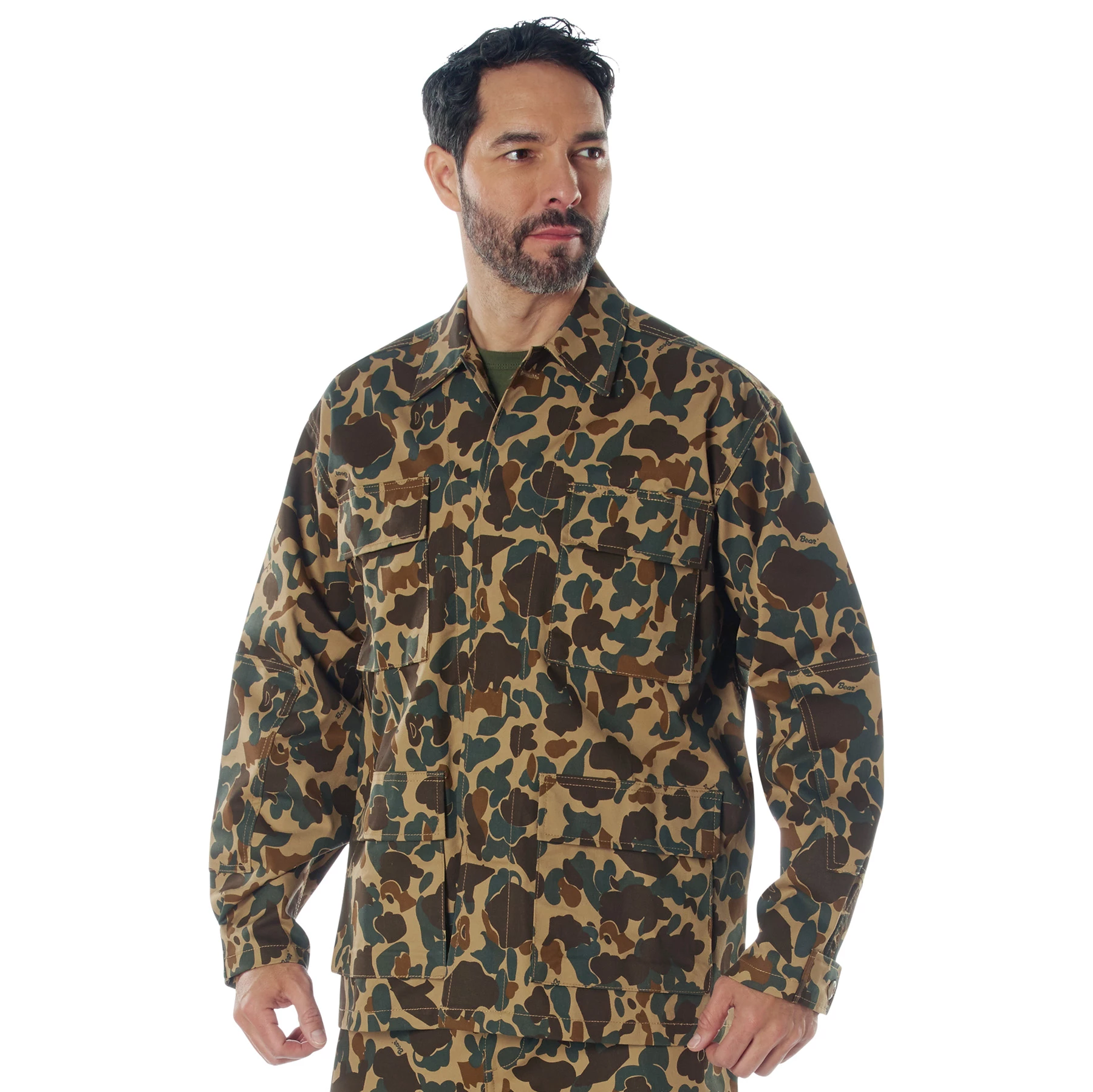 ROTHCO BDU SHIRTS カーキ F (009) Rothco Rip-Stop BDU Shirt